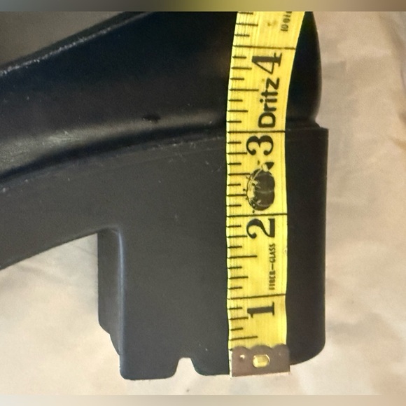 Journee Lug Sole Platform Loafers with Buckle Detail Size 11 - Picture 5 of 10